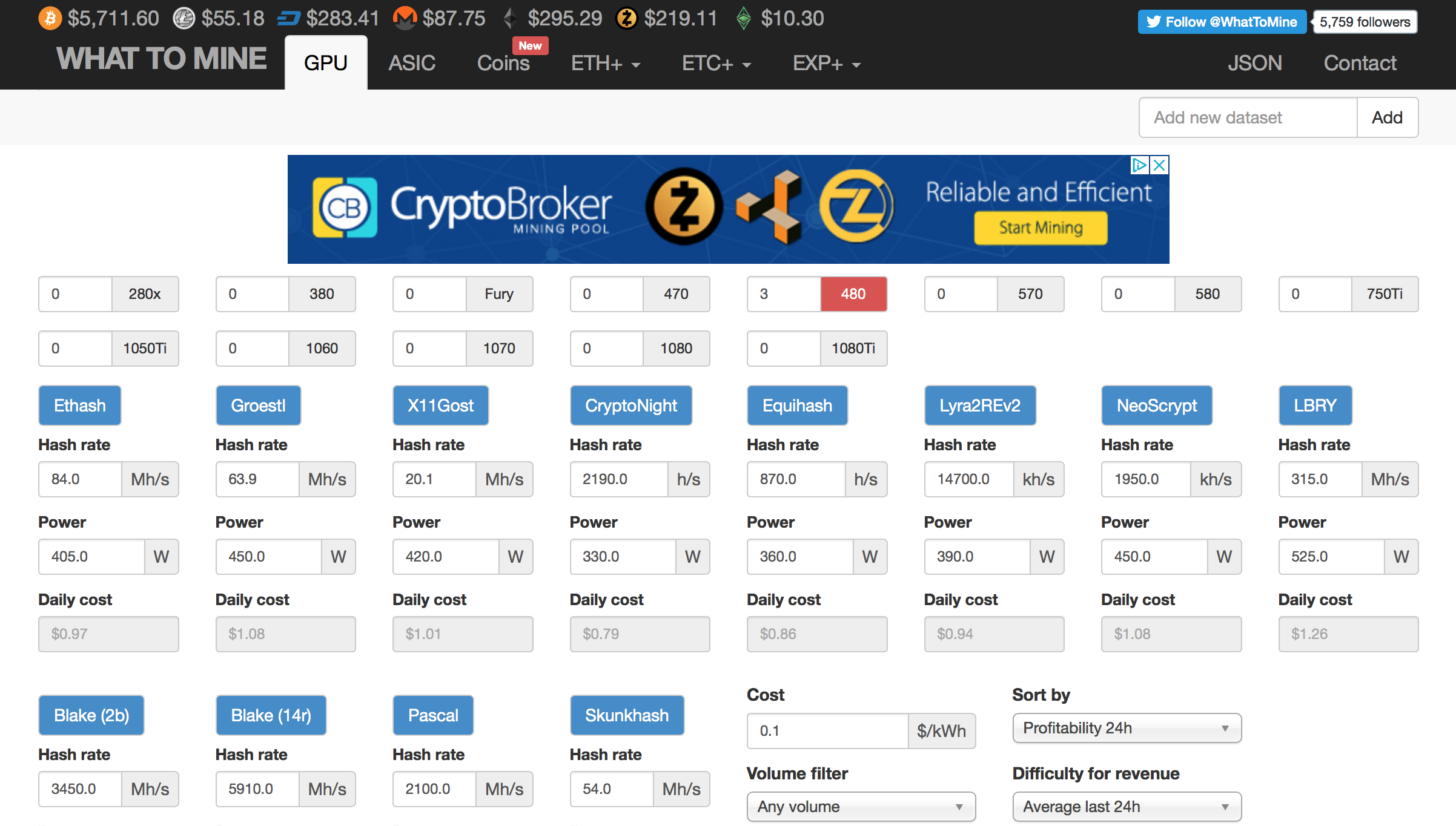 Monero mining using GPU